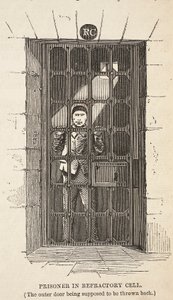 Prisoner in Refractory cell, illustration from The Criminal Prisons of London and Scenes from Prison Life by Henry Mayhew and John Binny, published 1862