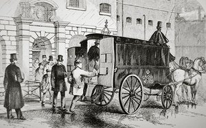 Prisoners Board a Police Van Known as the 