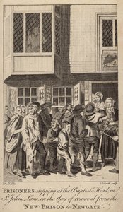 Prisoners stopping at the Baptists Head in St Johns Lane by English School