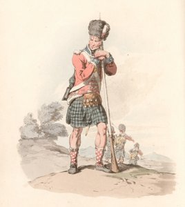 Private of the 42nd Regiment by English School