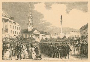 Procession from St. Andrews Church by English School