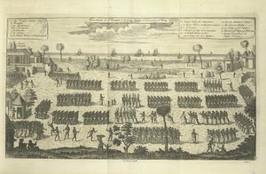 Procession to the Temple of the Great Snake on crowning the King, illustration from 