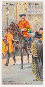 Proclaiming Accession of George V