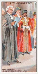 Proclaiming Date of Coronation, 1901