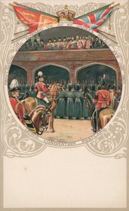 Proclaiming king Edward VII at St Jamess Palace, 24 January 1901 by English School