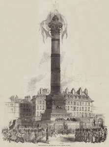 Proclamation of the Republic, at the Column of July by English School