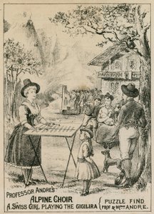 Professor Andres, Alpine Choir: A Swiss girl playing the gigilira by English School