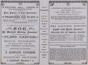 Programme for The Egyptian Hall by English School