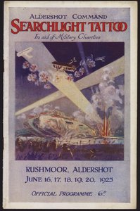 Programme for the Aldershot Command Searchlight Tattoo, Rushmoor, Aldershot, Hampshire