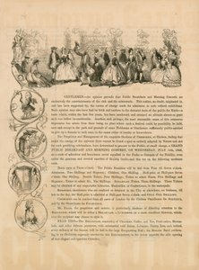 Promotional Leaflet for a Grand Public Breakfast and Morning Concert on 15 July 1846