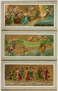 Promotional leaflet for the Alhambra Theatre of Varieties, London