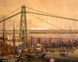 Proposed Railway Bridge over the Thames, near the Tower