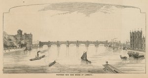 Proposed New Iron Bridge at Lambeth