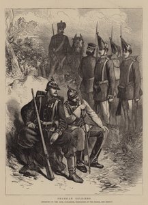 Prussian Soldiers by English School