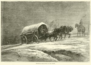Prussian Field-Post in the Snow, October 1870