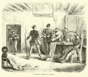 Prussian Foraging Party, March 1871 by English School