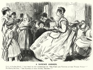 A Shrewd Answer - Victorian Sunday School Scene by English School