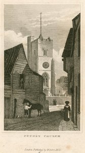 Putney Church, London by English School