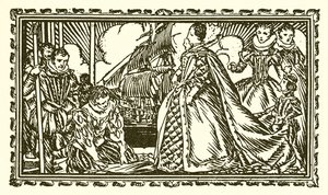 Queen Elizabeth I and Sir Walter Raleigh by English School