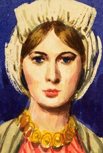 Queen Isabella of France by English School