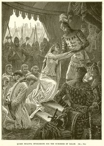Queen Philippa interceding for the Burgesses of Calais