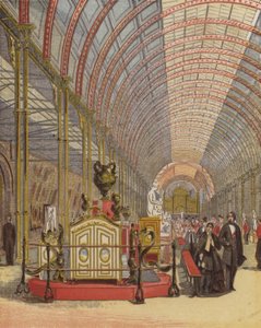 Queen Victoria Visiting the Art Treasures Exhibition, Manchester by English School