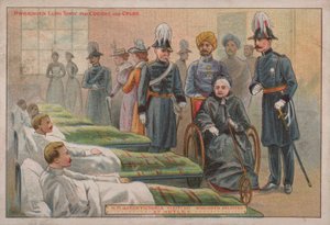Queen Victoria Visiting Wounded British Soldiers at Netley Hospital, Hampshire, 1898 by English School