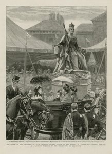 Queen at the Unveiling by English School