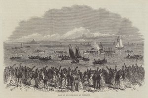 Race of Six Life-Boats at Penzance by English School