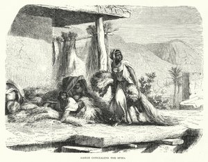 Rahab Concealing the Spies by English School