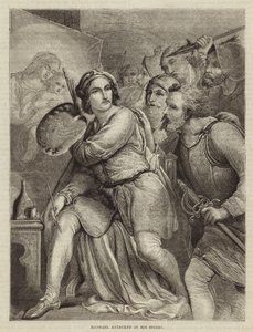 Raphael Attacked in His Studio by English School