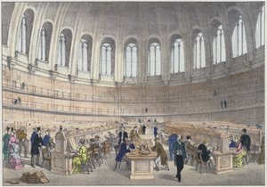 Reading Room in the British Museum, London by English School