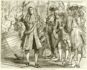 Reception of King James II at Kinsale by English School