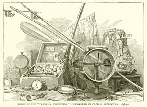 Relics of the Franklin Expedition (Discovered by Captain McClintock, 1858-9)