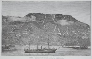 Relief Squadron of 1884 at Godhavn, Greenland, London 1886