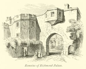 Remains of Richmond Palace by English School