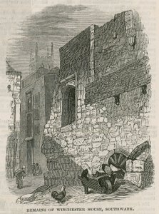 Remains of Winchester House, Southwark by English School