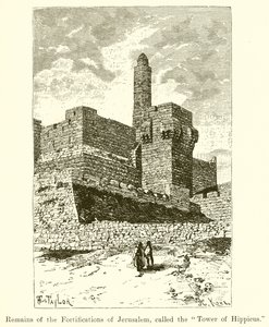 Remains of the Fortification of Jerusalem, Called the Tower of Hippicus by English School