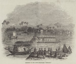 Remains of the Iron Steam-Ship 