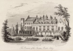 Remains of the Cloisters at Battle Abbey by English School