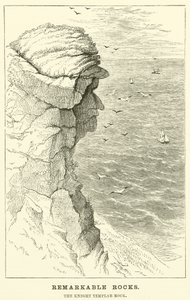 Remarkable Rocks, the Knight Templar Rock by English School