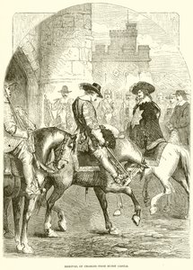 Removal of Charles from Hurst Castle by English School