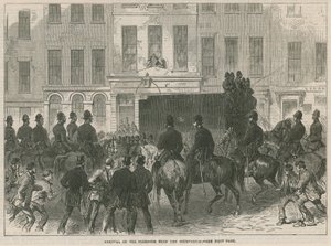 Removal of the Fenian Prisoners from the Courthouse at Bow Street by English School
