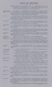 Requirements for Proving the Death of a Stockholder by English School