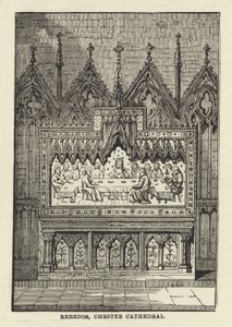 Reredos, Chester Cathedral by English School