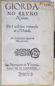 Title page of De l