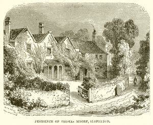 Residence of Thomas Moore, Sloperton by English School
