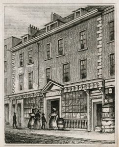 Residence of the late Richard Bently by English School