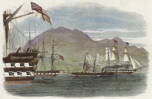 Return of the Eaglet to Hong Kong by English School