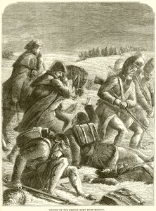 Return of the French Army from Moscow by English School